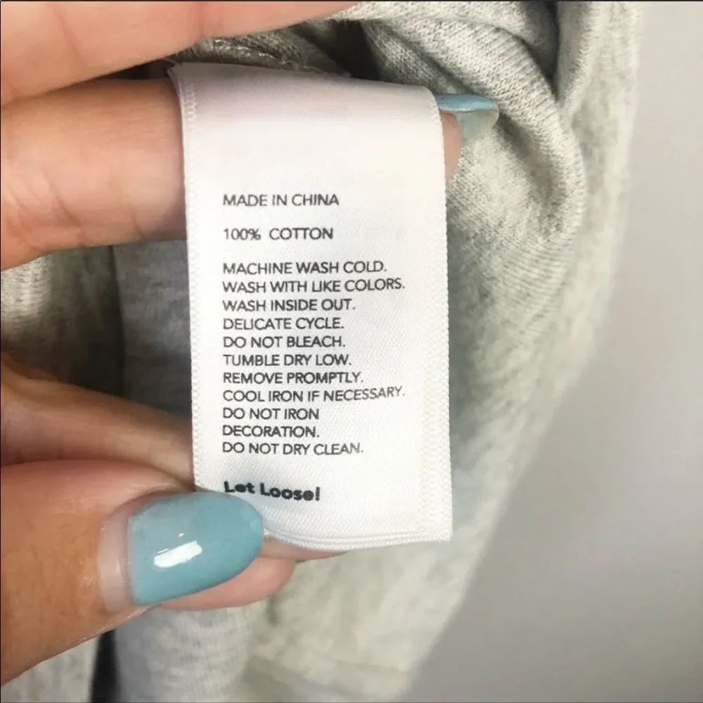 KATE SPADE SATURDAY | Cotton Mini Dress Gray M